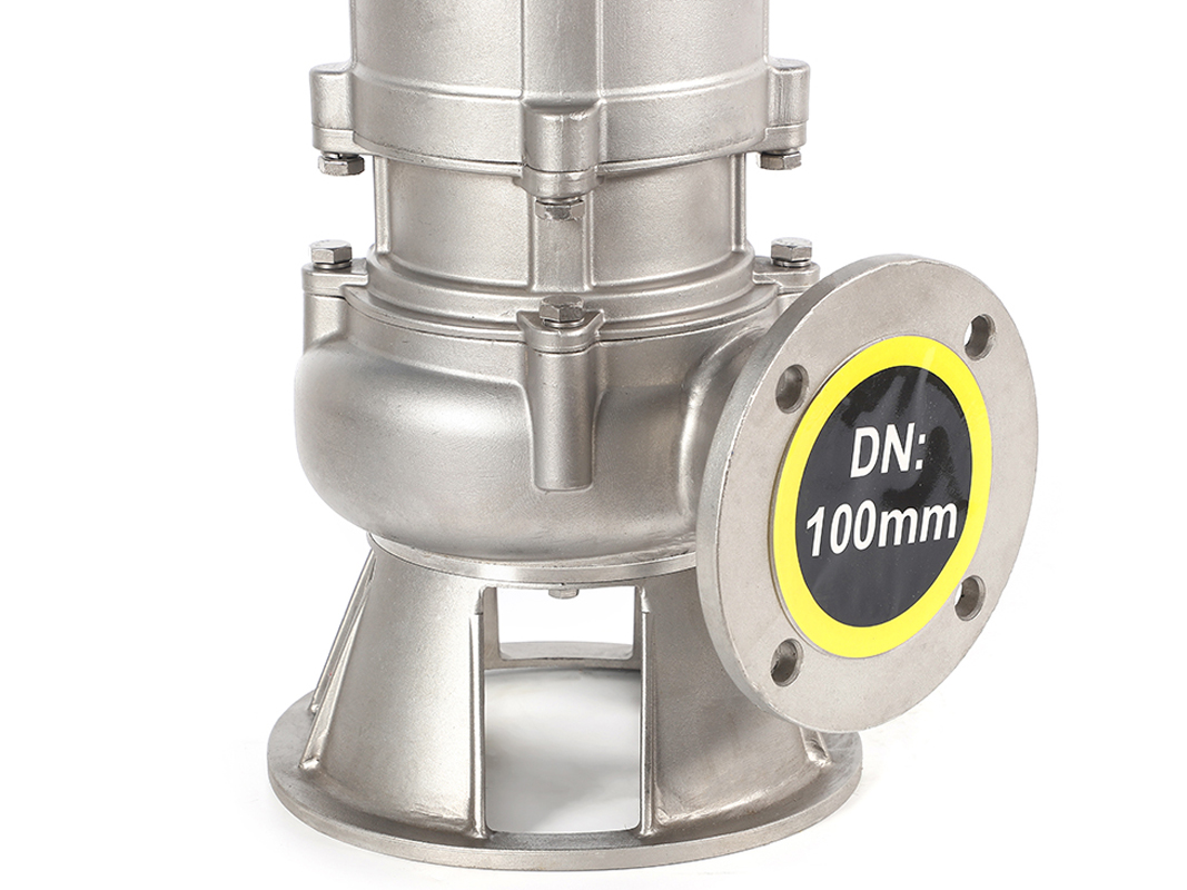 無(wú)堵塞全不銹鋼排污泵